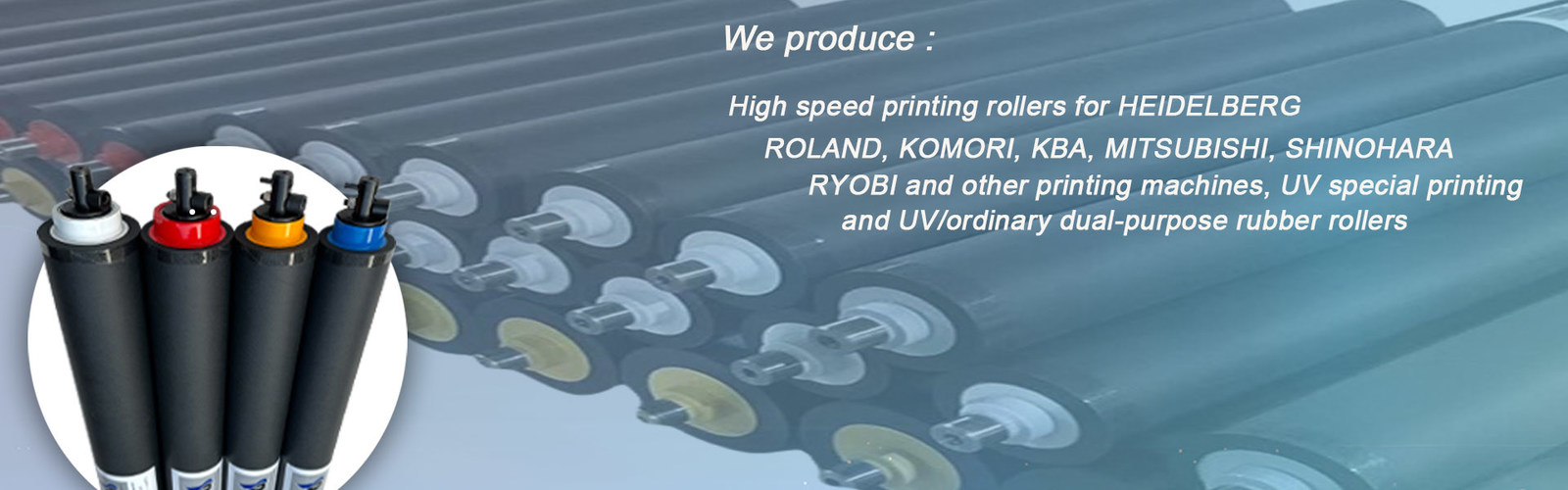 Rolo de impressão UV