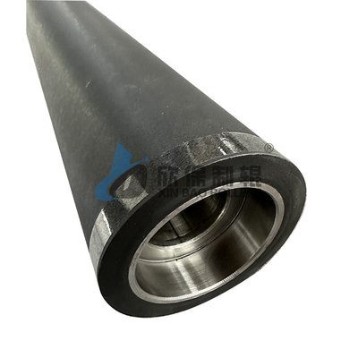 Os rolos de borracha das máquinas de impressão flexográfica têm excelente resistência ao desgaste e desempenho de transferência de tinta com longa duração