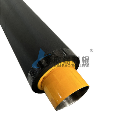Máquina de Impressão Flexográfica Os rolos de borracha são flexíveis, elásticos e fáceis de transferir tinta