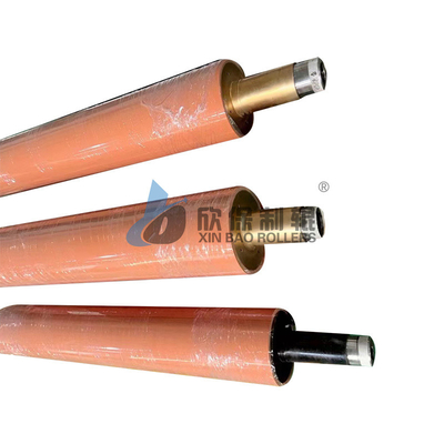 Resistente ao desgaste e uniforme transporte de rolos de borracha da máquina de revestimento e equilíbrio do núcleo do eixo de alimentação