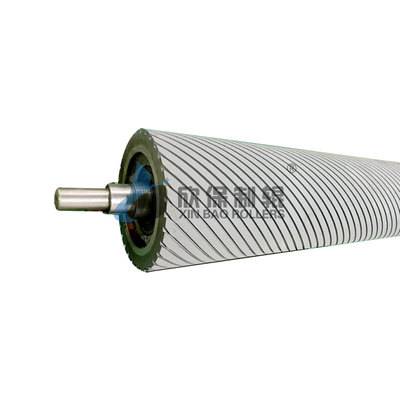 O efeito de revestimento do rolo espiral é uniforme, com boa flexibilidade e resistência ao desgaste