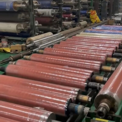 Rolo de revestimento de nylon de PU, rolo de laminação a pressão