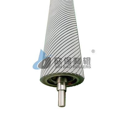 O efeito de revestimento do rolo espiral é uniforme, com boa flexibilidade e resistência ao desgaste