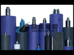 Impressão de rolos de borracha