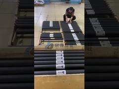 Superfície lisa de rolamento de borracha de impressão, equilibrado e resistente ao desgaste do núcleo do eixo