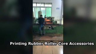 Impressão de acessórios para núcleos de rolos de borracha